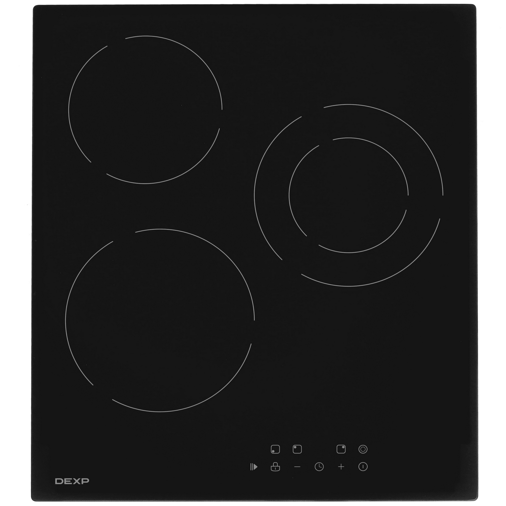 9100968 Электрическая варочная поверхность DEXP EH-C3T45R5 STDN-0053371