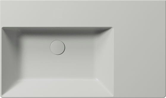 9456117 Подвесная раковина настенная овальная GSI ceramica  бежевая  - Вид №1