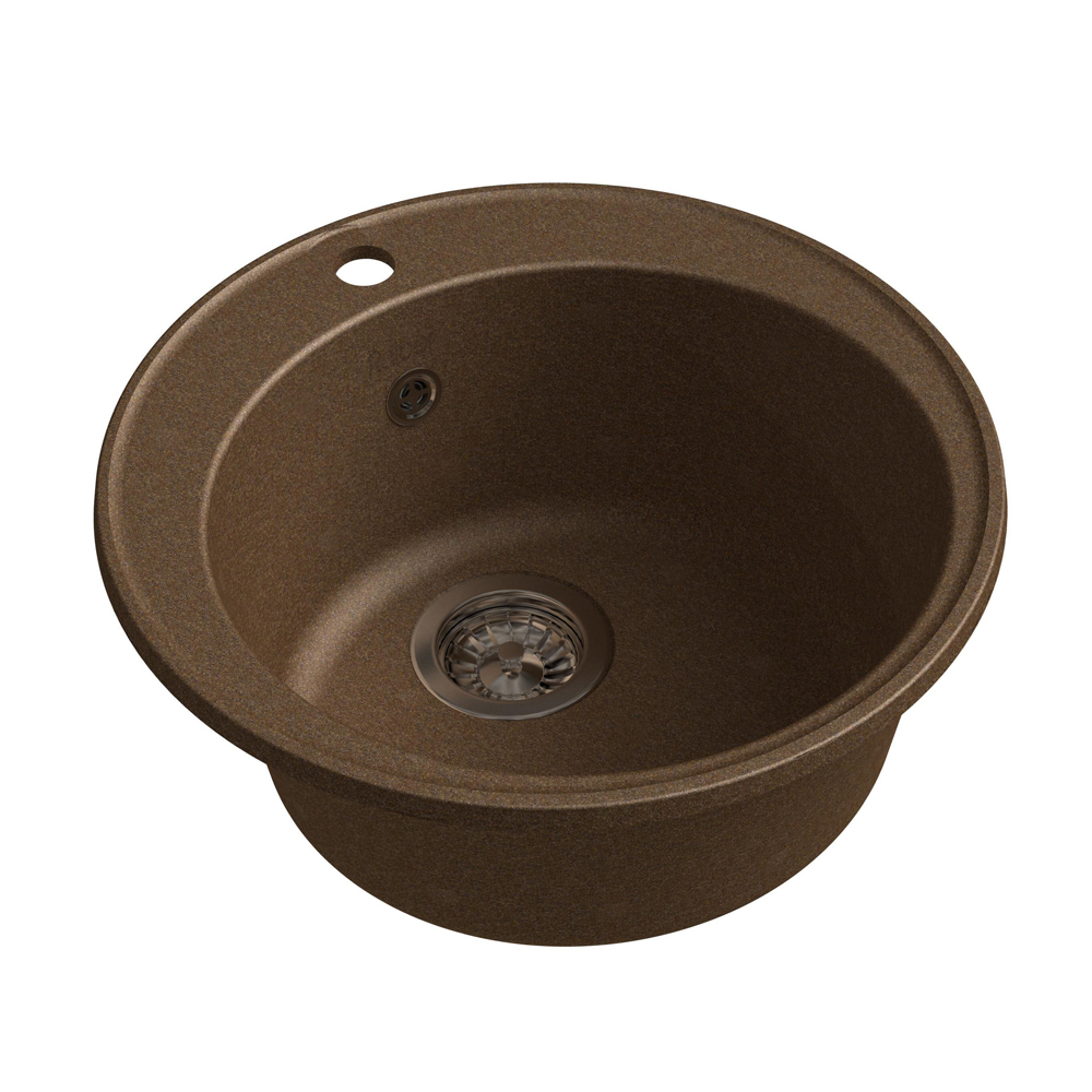 RQ13 шоколад Мойка кухонная прямоугольная Raiber  - Вид №1