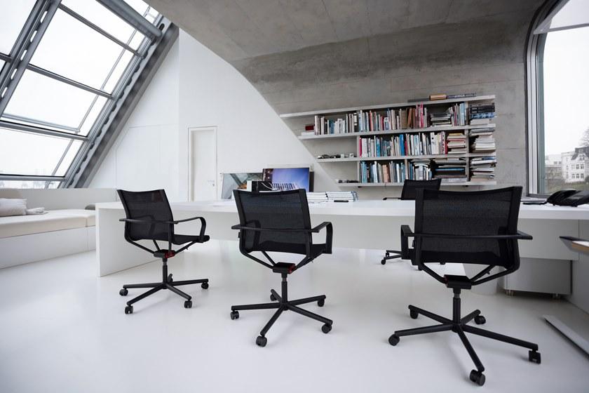 Wagner Поворотный офисный стул с сеткой и подлокотниками D1 sun-id-1397399 - Вид №18