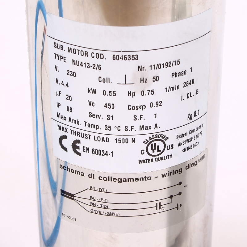 Насос скважинный WILO TWU 4-0210-C с пускателем 2786609 - Вид №3