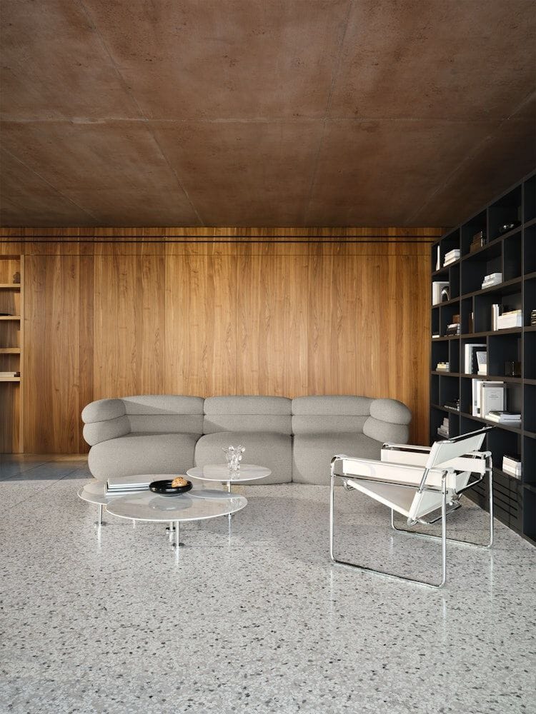 3-местный модульный тканевый диван Knoll Biboni ARCH-00006405 - Вид №6