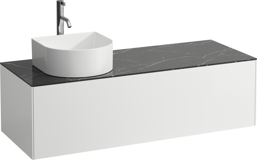 H4054260341421 Шкафчик, 1 ящик, совместим с раковиной-чашей 812340, 812341,812342, 812343, с отверстием слева, с отверстием под смеситель LAUFEN PRO - Вид №3