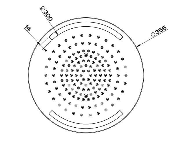 Круглая насадка для душа с подсветкой Gessi Colour ARCH-00098129 - Вид №3