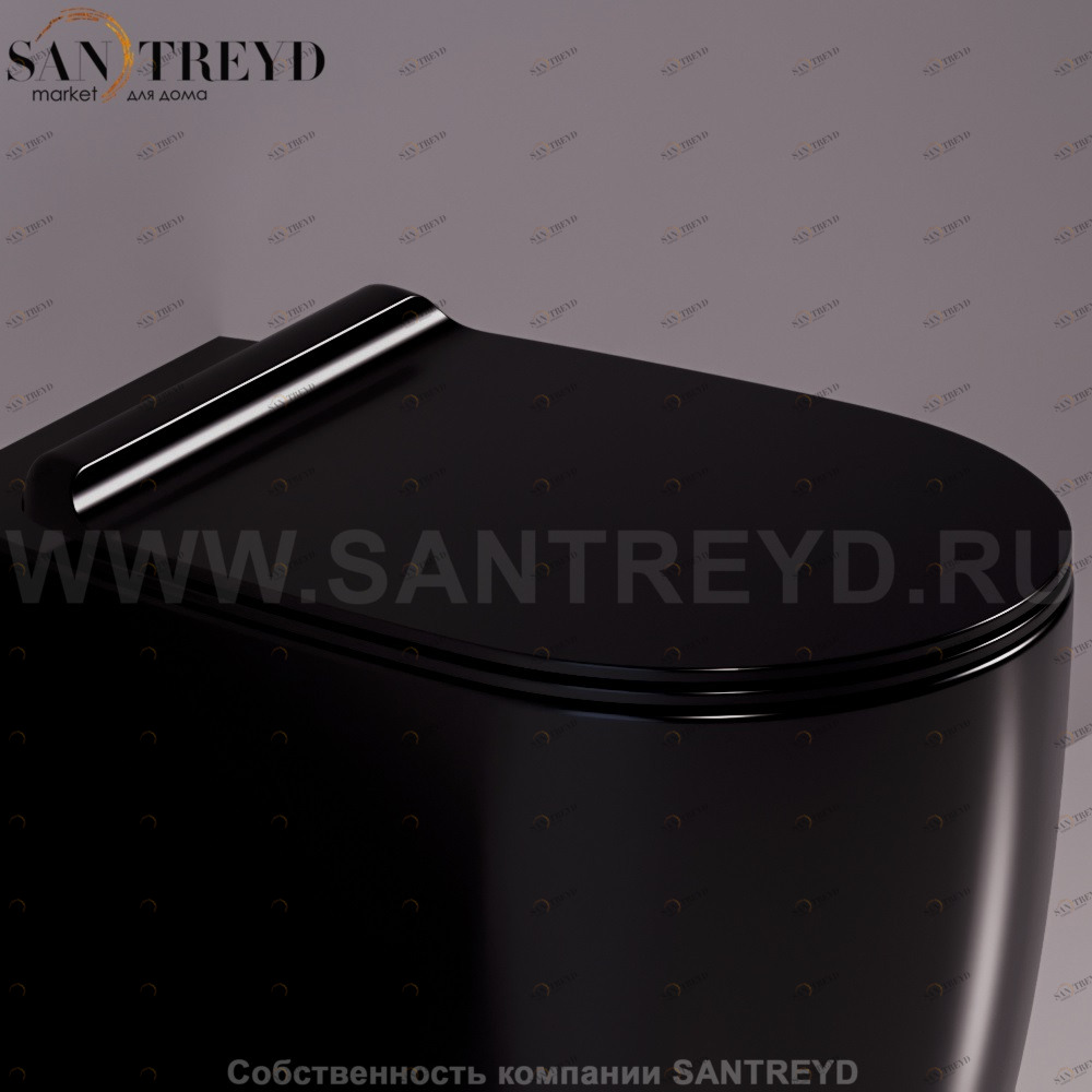 VI004D03NEROCR Крышка сиденье для унитаза Simas Vignoni