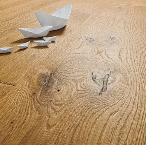 Паркетная доска Haro 4000 Series Top connect Саваж ретро Дуб Кантри с брашью (Текстурированная) 2200х180 мм 530793 - Вид №3