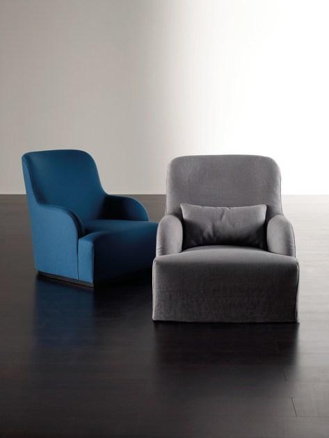 Meridiani Кресло Bergere обитое тканью Liu sun-id-1429502 - Вид №1