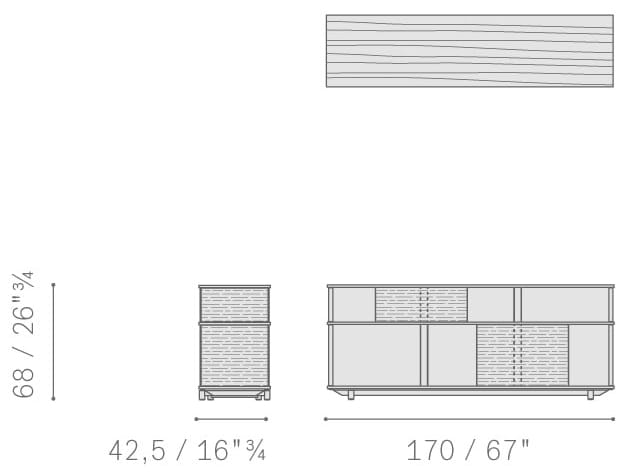Мадия из технической ткани Poltrona Frau офис-системы управления ARCH-00057994 - Вид №20