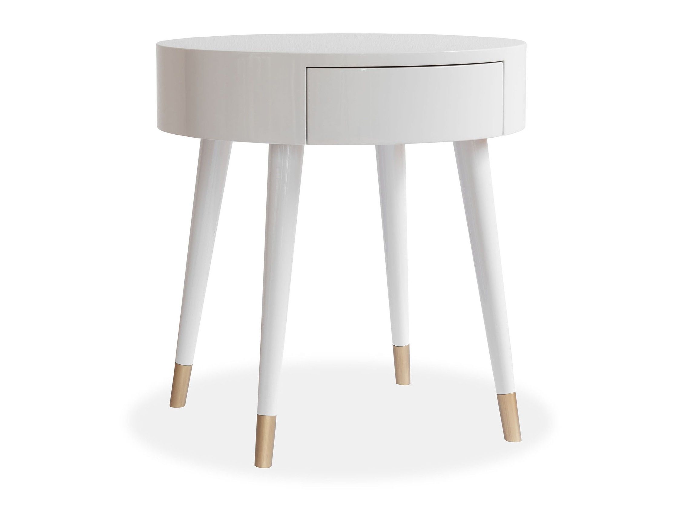 Деревянная круглая тумбочка с ящиками DOM EDIZIONI SANTOS ARCH-00145111