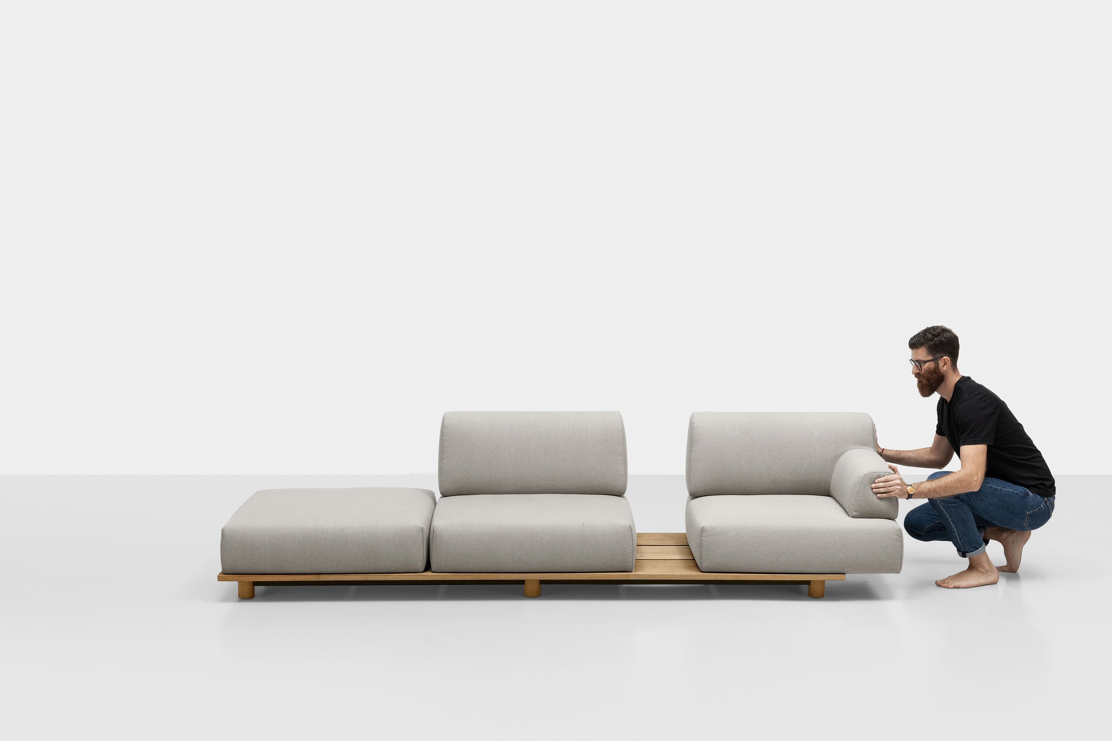 Угловое садовое кресло из ткани Kristalia сцена ARCH-00125022 - Вид №3