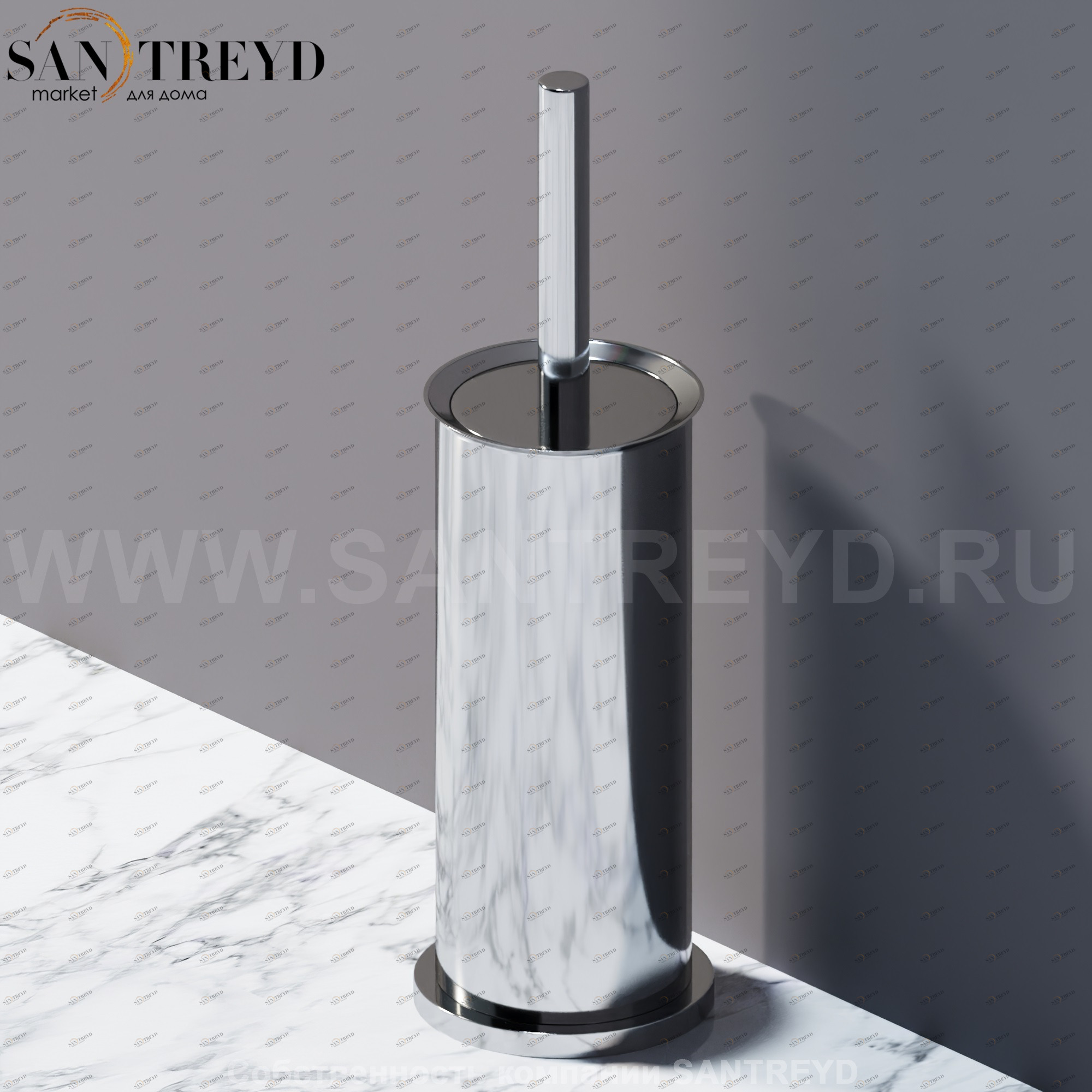 Agape O.L.C. Туалетый ёрш напольный хромированный AOLC0847S Аксессуары OLC