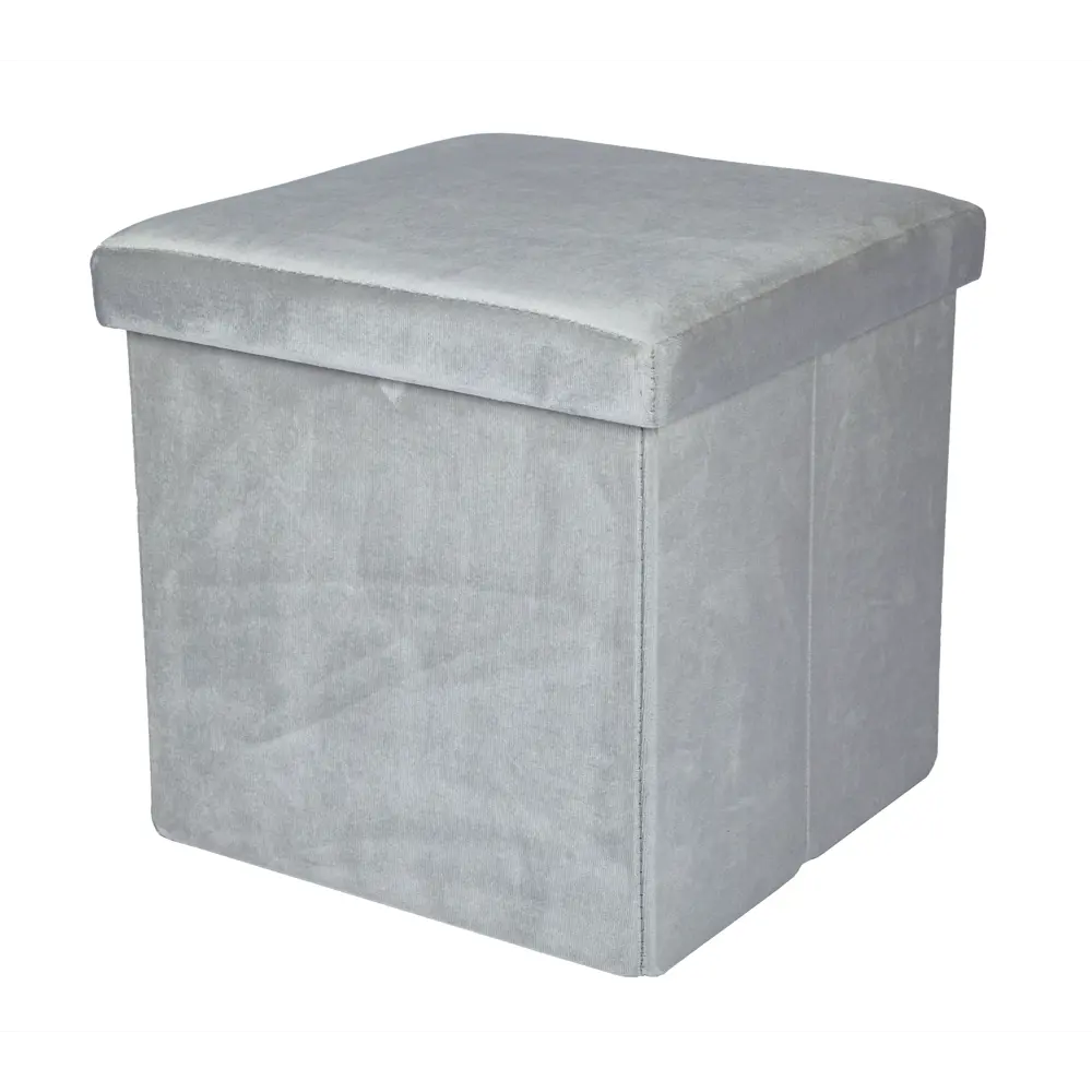 Пуф DREAM RIVER компактный светло-серый для гостиной 89412745 STLM-1576566