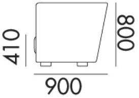 Grado Design 4-х местный модульный тканевый диван с шезлонгом Halle Hal-sf-g01 - Вид №2