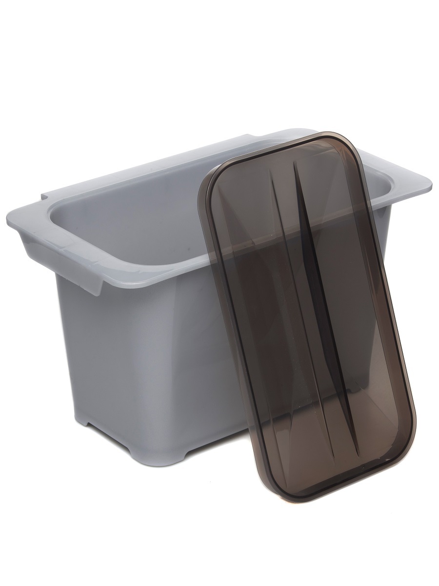 Контейнер для мусора на дверцу Eta 5 Metallic Grey NAVAKO 10060 - Вид №3