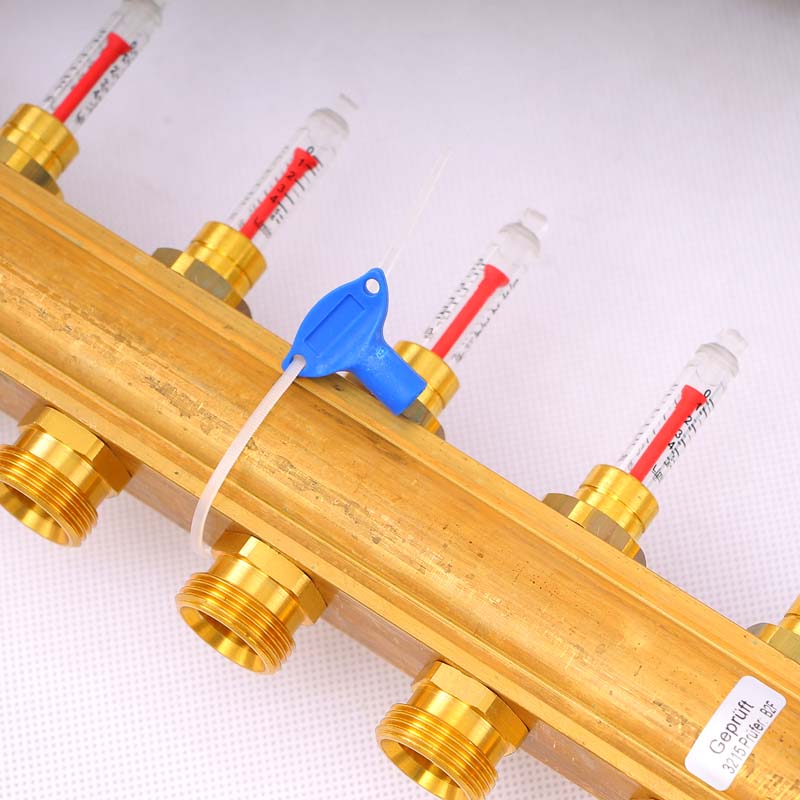 Коллекторная группа HKV/T с термостатическими вентилями и расходомерами WATTS Ind 1"x3/4"ЕК 6 выходов 10004200 - Вид №4