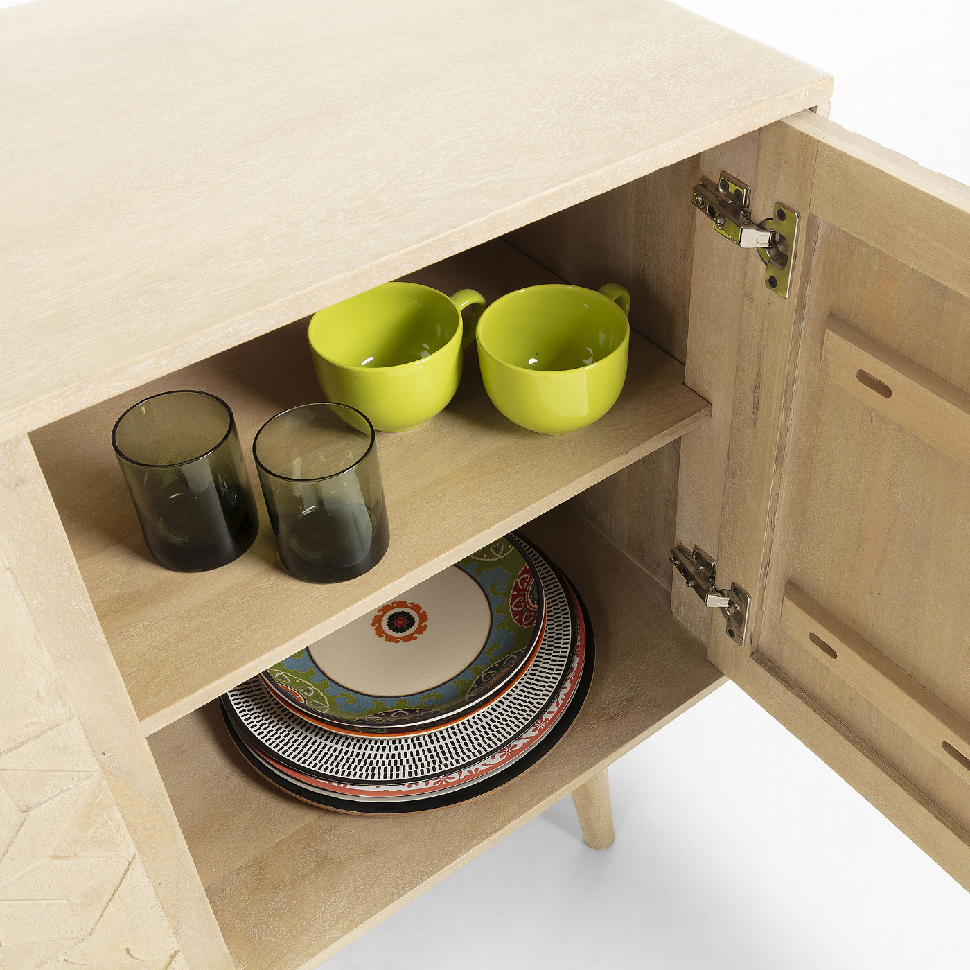 063843 Сервант Sakoi 162x75 манго La Forma Seleb  - Вид №1