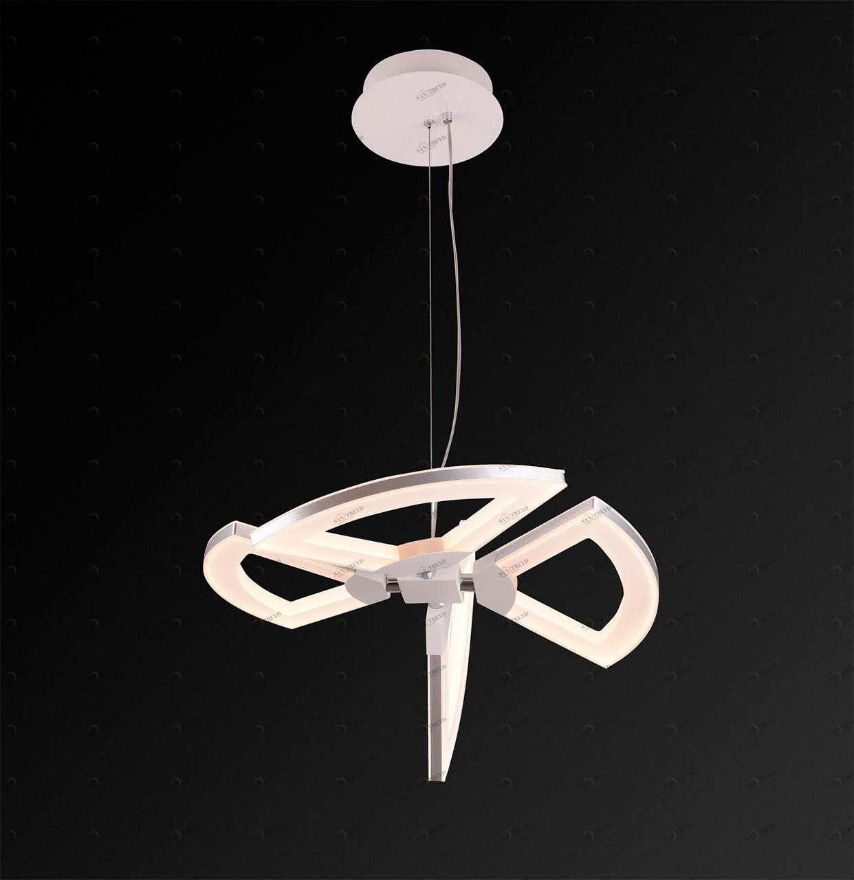 Подвесной светодиодный светильник IDLamp Eleanor 398/50-LEDWhitechrome IDLAMP ДИЗАЙНЕРСКИЕ, ELEANOR 200958 
