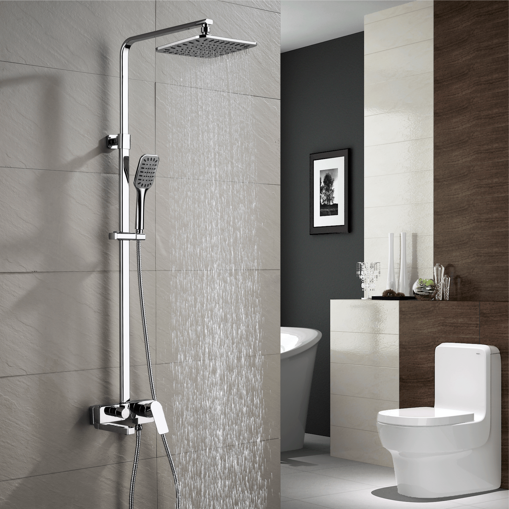 GZ 26061F Душевая система Ganzer Белый Ganzer Германия 13916 - Вид №2