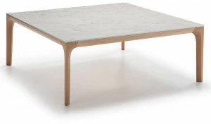 Kendo Mobiliario Квадратный журнальный столик с керамической столешницей