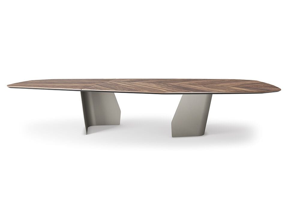 Деревянный стол для гостиной со скульптурным основанием Cattelan italia Senator ARCH-00093530