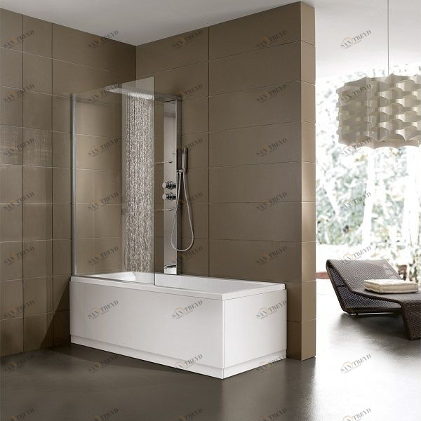 Ванна с душевой кабиной и гидро и аэромассажем ERA PLUS BOX 170/75 см 3ERA2S6 Gruppo Geromin