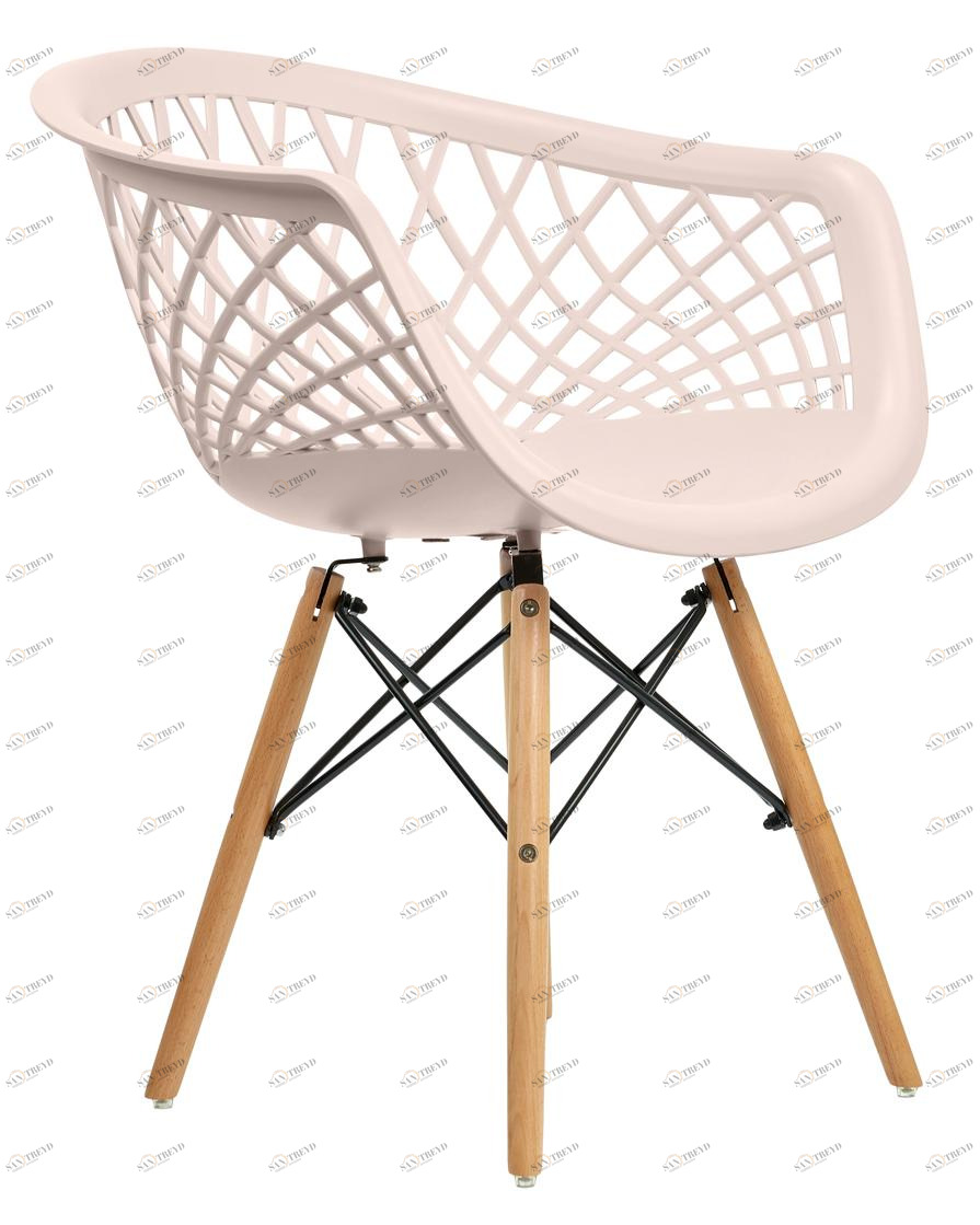 Стул с подлокотниками пудровый Matrix BRADEX HOME  00-3973926 Бежевый 