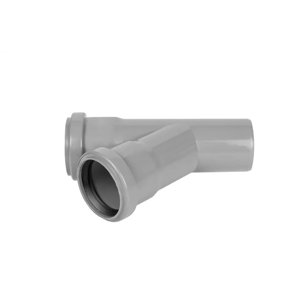 Тройник канализационный Pro Aqua 50/45° полипропилен 81953228 STLM-2193280  - Вид №2