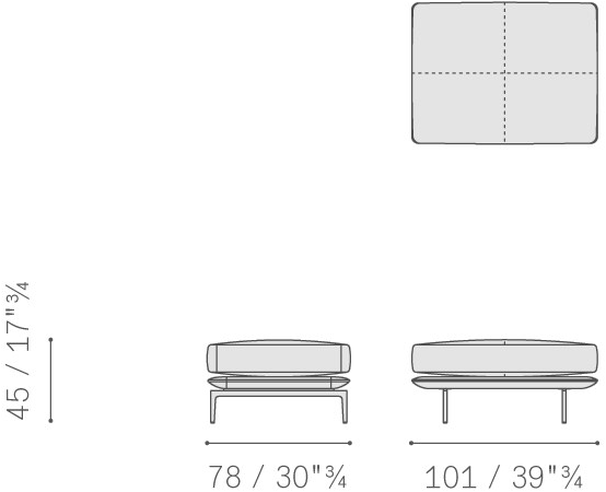 Poltrona Frau Модульный диван из кожи и ткани La collezione - divani e poltrone sun-id-1487212 - Вид №35