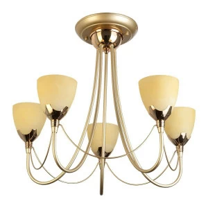 Потолочная люстра Toplight Lucia TL3630X-05MG TOPLIGHT LUCIA 183547 Золотой