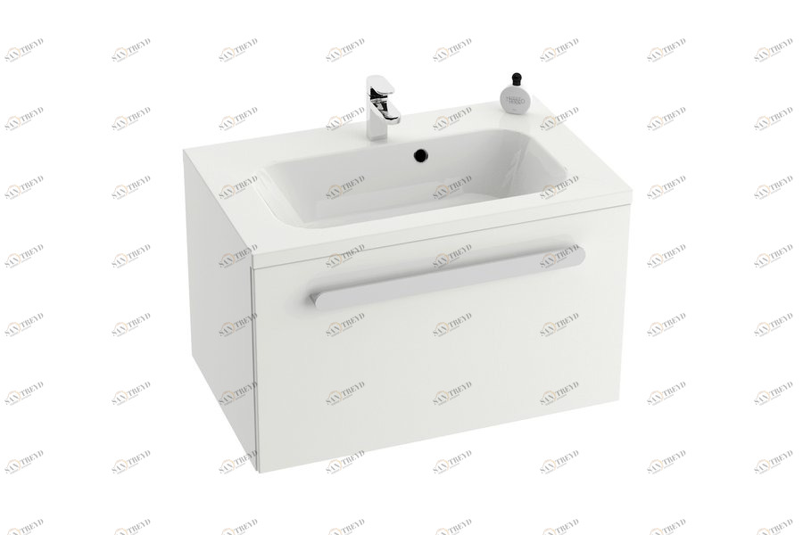 Тумба под умывальник SD 800 Chrome оникс/белая Ravak X000000535