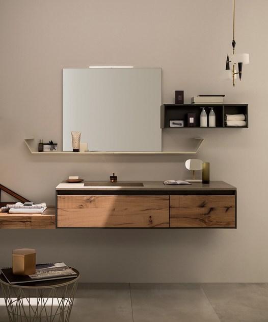 RAB Arredobagno Подвесная тумба под умывальник Soul wood 24 - Вид №2