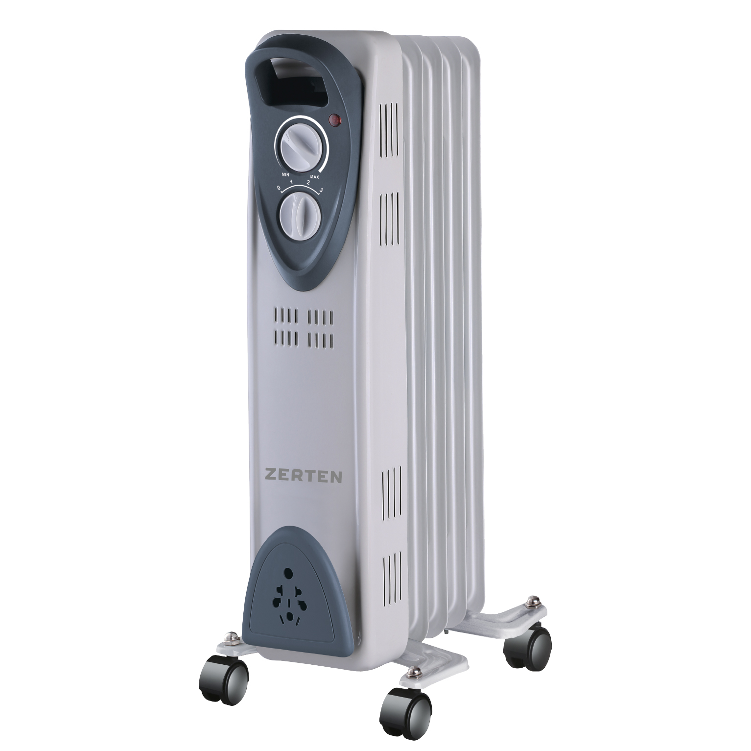 9021188 Масляный обогреватель Zerten MRT-10 серый STDN-0121632