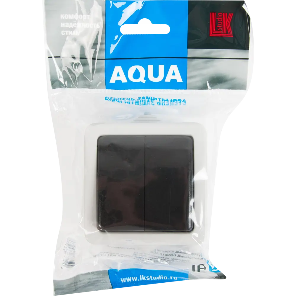 Влагозащищенный переключатель LK Studio Aqua с двумя клавишами 82268423 STLM-0023598 - Вид №4