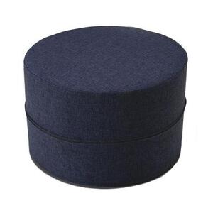 Пуф Deconstructed Ø62х40 см, синий