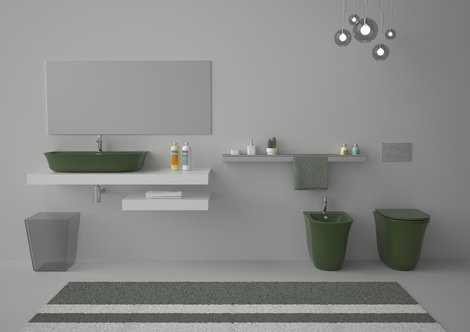 FLWC0119 Напольный унитаз приставной GSG CERAMIC Flut - Вид №9