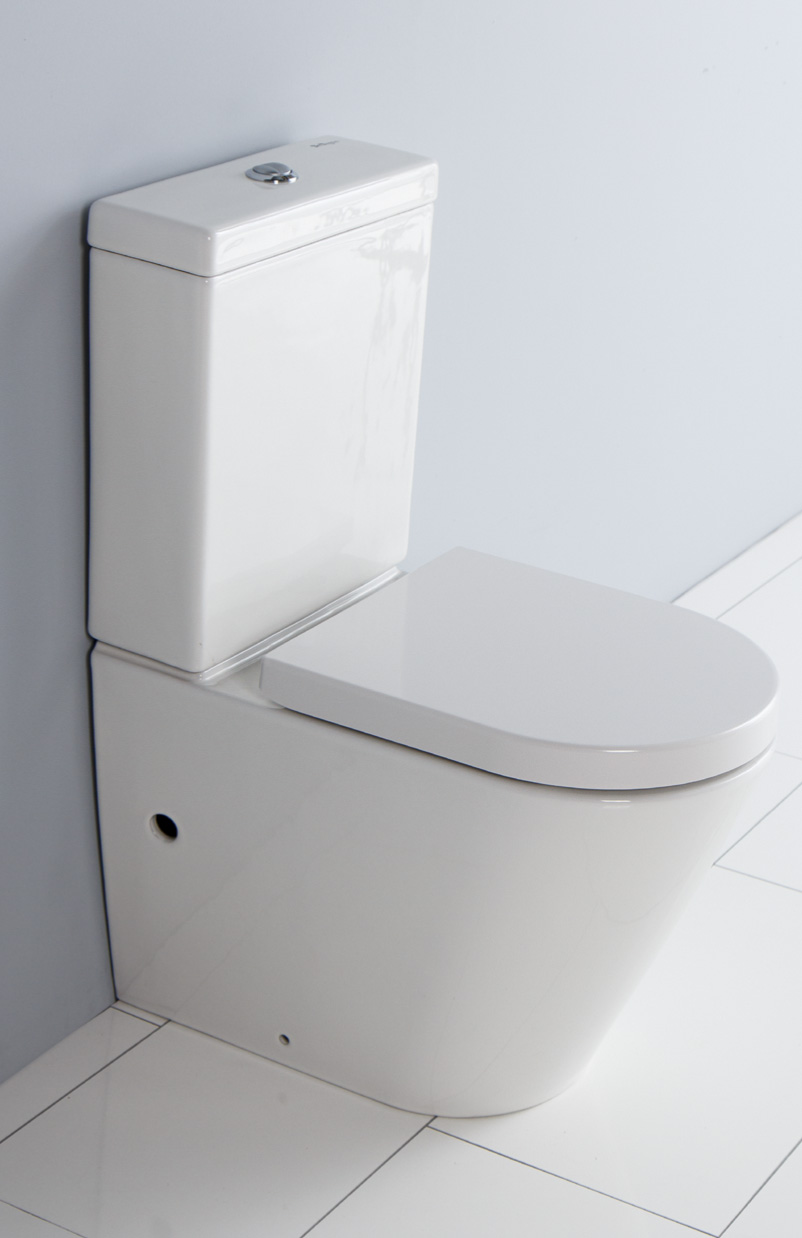 Унитаз-компакт безободковый BelBagno FLAY-R Компакт унитаз с бачком Белый BELBAGNO  Китай  - Вид №2