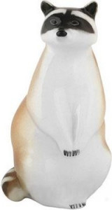 80345 Императорский фарфоровый завод Скульптура "Енот №1" Фарфор твердый