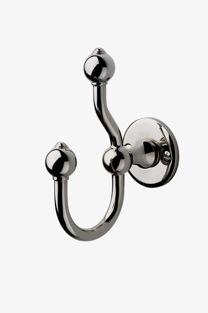 CRRH49 Двойной хрустальный крючок для халатов Waterworks Crystal