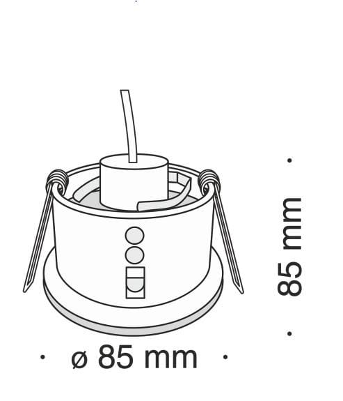 Алюминиевый круглый светодиодный светильник Maytoni Zoom ARCH-00091787 - Вид №4