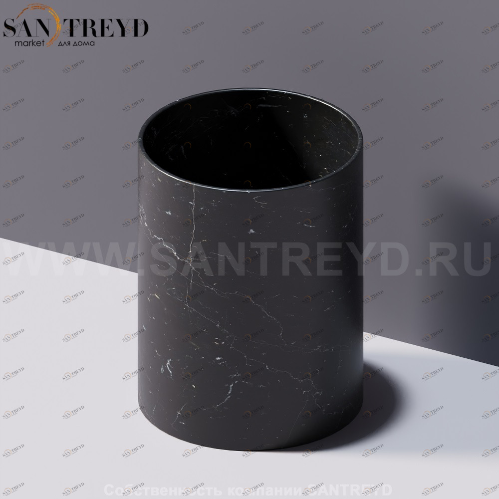 Agape CONSTELLATION Стакан из черного мрамора ACOM0302NM