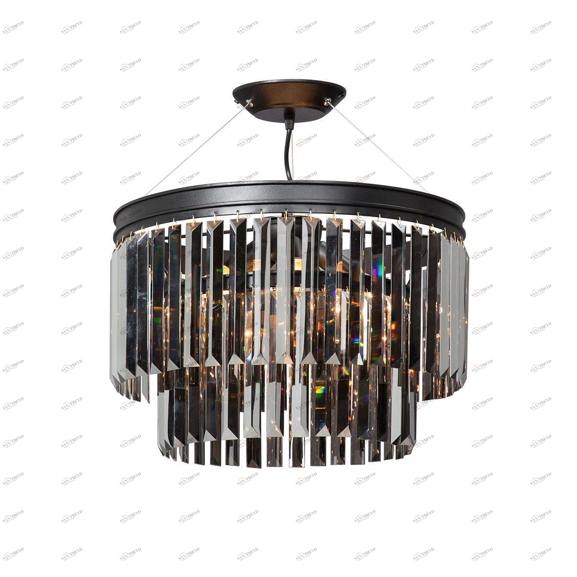 Потолочная люстра Vitaluce V5149-1/6S VITALUCE ДИЗАЙНЕРСКИЕ, ДВУХЪЯРУСНЫЕ 194013 Черный 