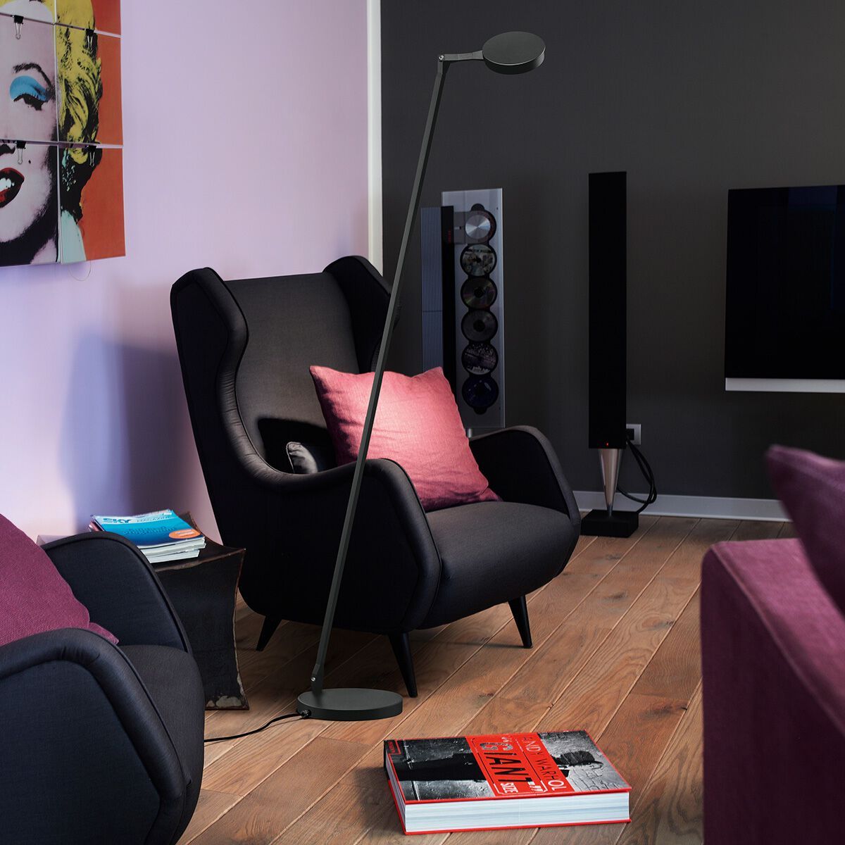 Алюминиевый поворотный торшер Ghidini Lighting ThinThin ARCH-00057123 - Вид №2