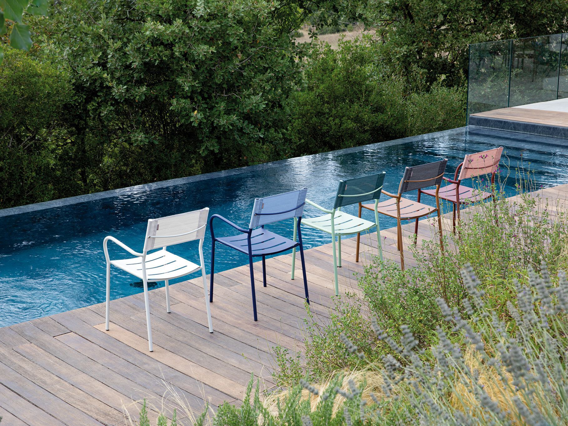 Металлический садовый стул с подлокотниками Vermobil Вера ARCH-00139038 - Вид №10