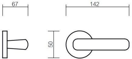 Pasini Ручка из латуни на розетке Cosmic 3071 - Вид №3