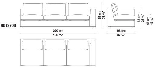 Maxalto Диван из ткани Otium sun-id-1372446 - Вид №15