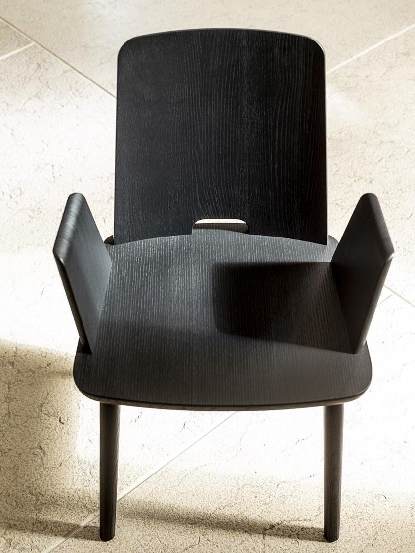 SIPA Стул ясень с подлокотниками Tablet sun-id-1378945 - Вид №3