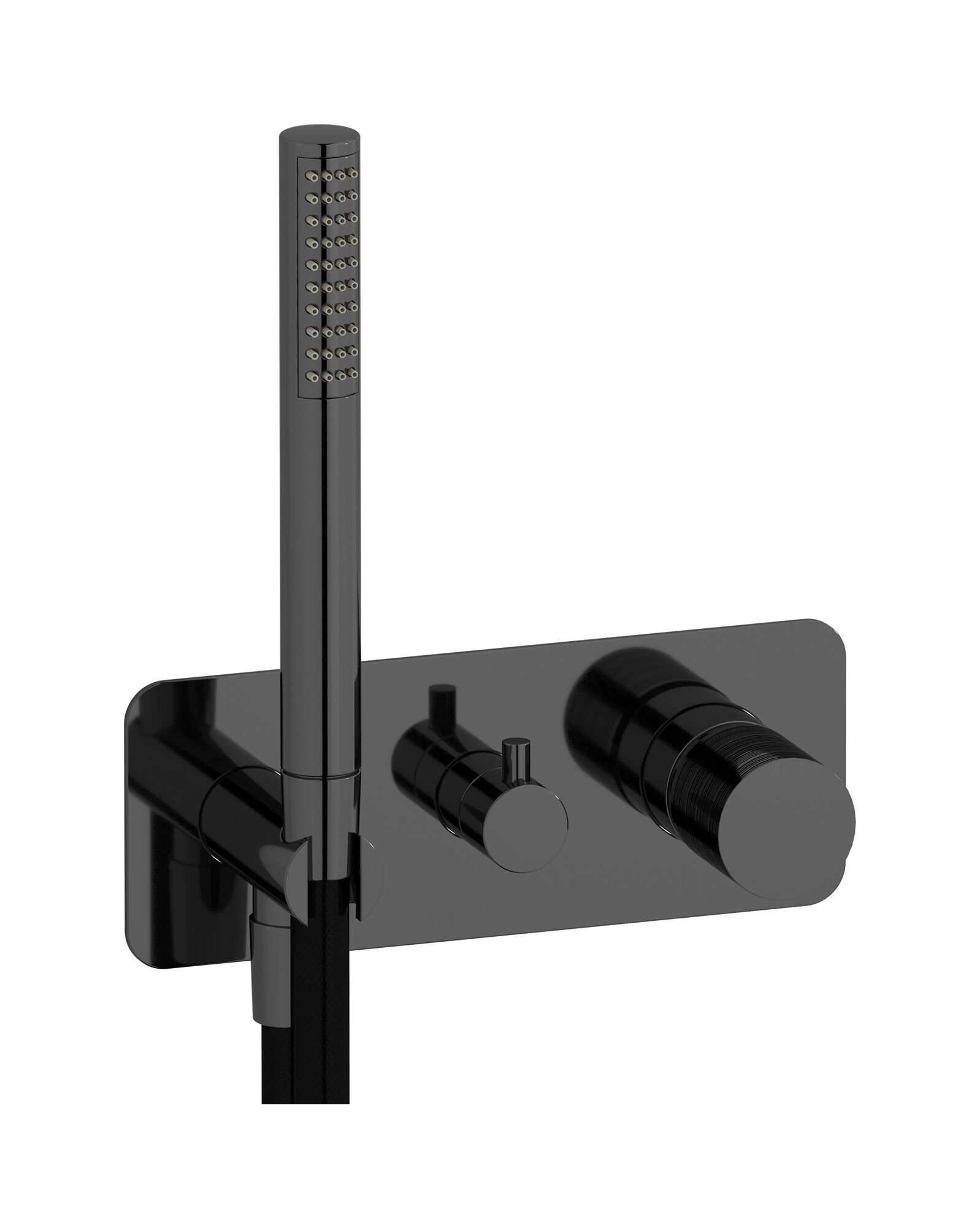 3 отверстия утопленный смеситель для душа с ручным душем IB винил ARCH-00022859 - Вид №1