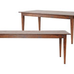 0046-15 Загородный стол с коническими ножками ijlbrown  - Вид №9