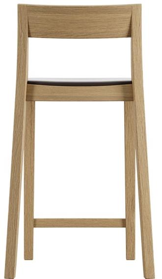 horgenglarus Высокий табурет из массива дерева со спинкой Lyra 11-680 - Вид №4