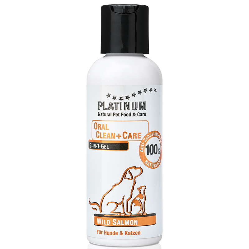ПР0051997 Гель для кошек и собак 3-in-1 Wild Salmon для полости рта со вкусом лосося 120мл PLATINUM 